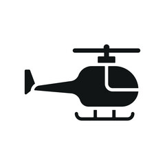 Helicopter icon vector design templates simple and modern