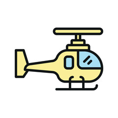 Helicopter icon vector design templates simple and modern