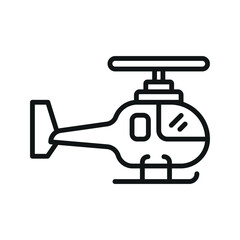 Helicopter icon vector design templates simple and modern