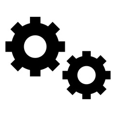 Setting gear icon. Gear wheel icon set. Cogwheel group. Cogwheel. Gears design collection on white background. Gear wheel icons.
