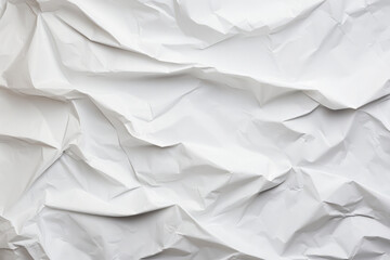 Fototapeta premium Processed collage of crumpled white paper sheet texture. Background for banner, backdrop or texture
