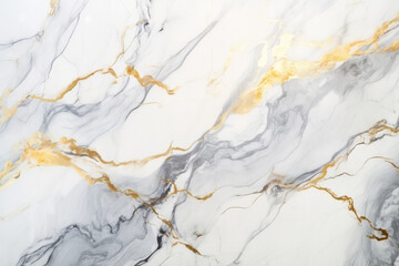 Processed collage of white and gold marble texture. Background for banner, backdrop or texture