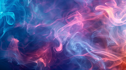 Fototapeta premium colorful smoke with vibrant color