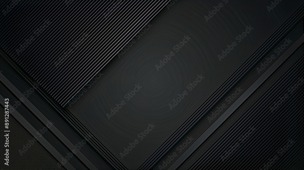 Poster modern geometric dark background with gradient, abstract background. generative ai