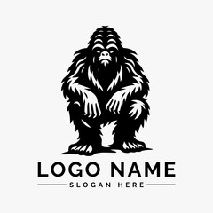 Sasquatch Yeti Logo Vector Design