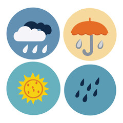 vector of weather icons