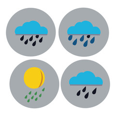 vector of weather icons