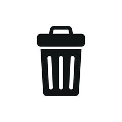 Garbage can icon vector design templates simple and modern