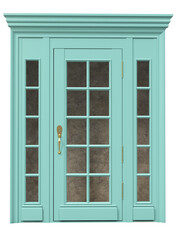 Obraz premium Entrance classic doors for the house