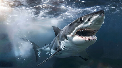 Fototapeta premium great white shark