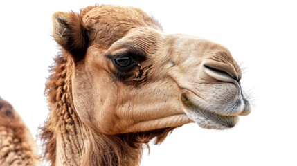 Obraz premium Close-up Portrait of a Camel's Head
