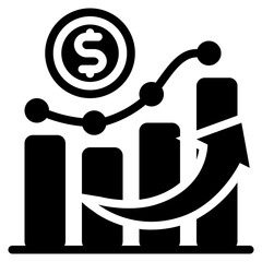  Growth Chart Solid Icon