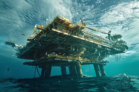 Sublime engineering  exploring the marvels of offshore platforms in the vast expanse of the ocean
