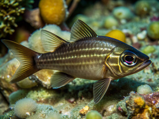 fish in aquarium, underwater, animal, sea, tropical, ocean, nature, goldfish, freshwater, aquatic, reef, marine, isolated, white, colorful