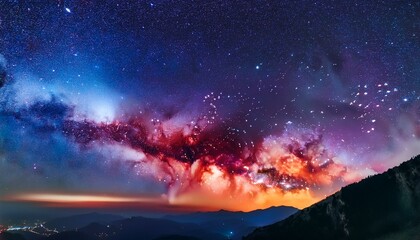 Fototapeta premium milky way galaxy