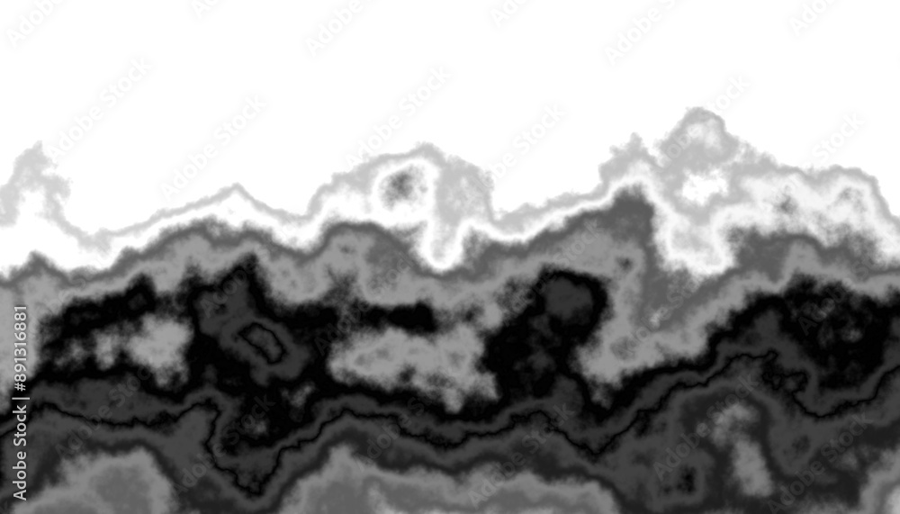 Fototapete black smoke steam isolated transparent background. fog and mist effect for text or space. overlay wi