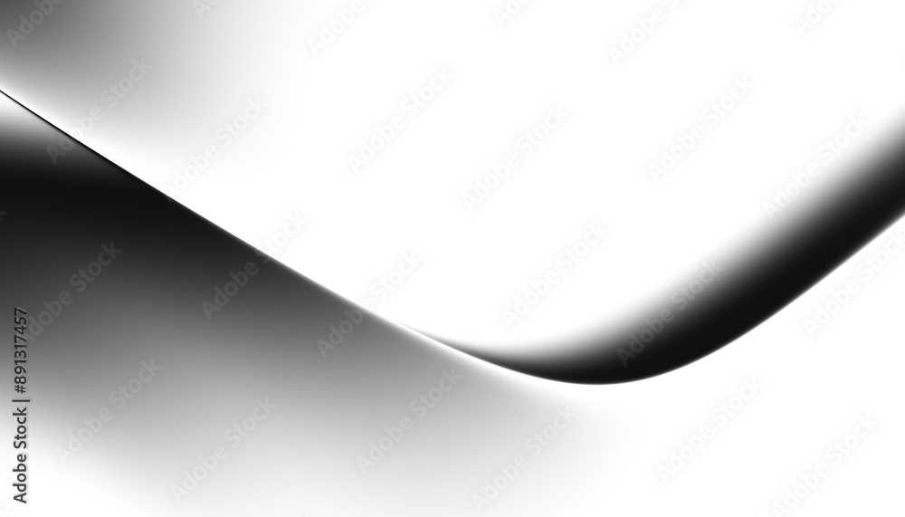 Poster blurred transparent gradient background. elegant black wavy line on transparent png overlay backgrou