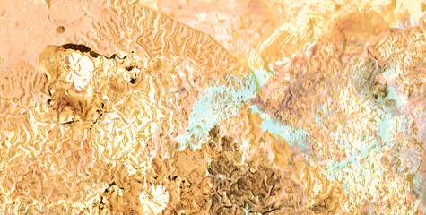 Enigmatic Elegance: Oil-Painted Liquid Art with Vibrant Translucent Colors