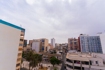 building in downtown city