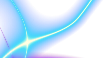 Energy lines with transparent gradient background. Elegant rainbow colours wavy line on Transparent png overlay background