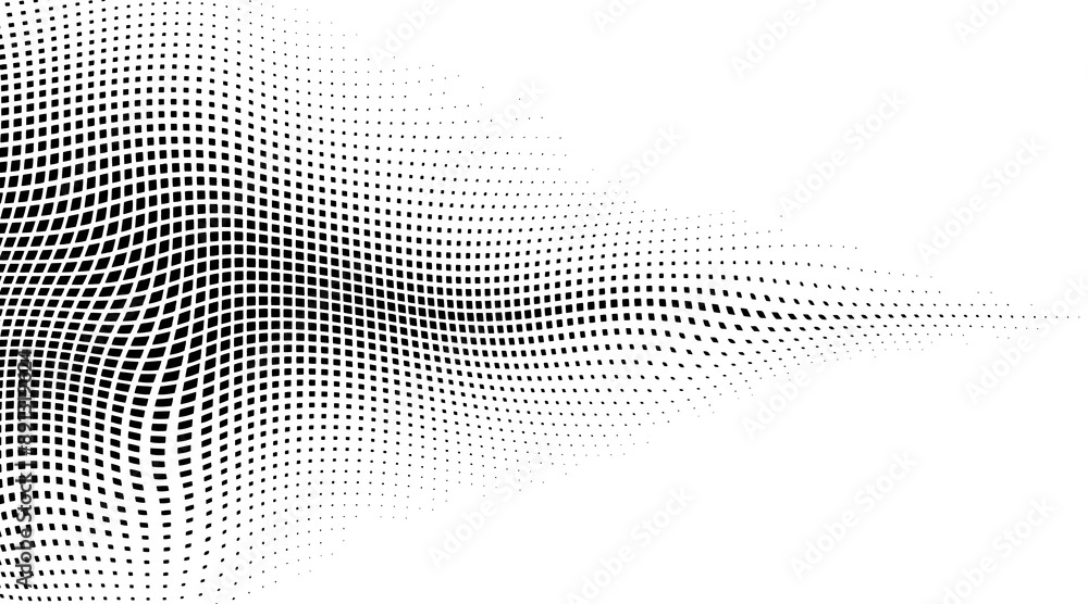 Aufkleber monochrome gradient halftone dots background. overlay png illustration. abstract grunge dots on tran