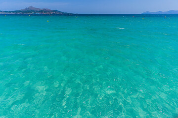 Fototapeta premium blue water and sky