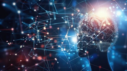 Digital Mind Connected to the Network