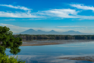 Beautiful Tropical Serangan Island Bali in the morning