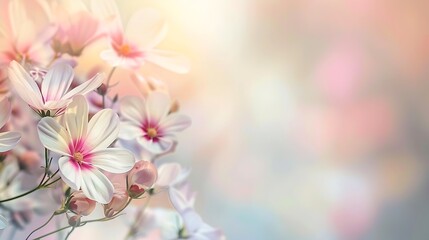 Sympathy card with a gentle pastel background an open area for text at the top