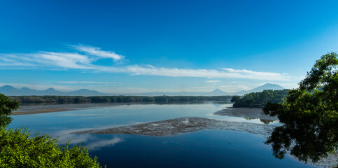Beautiful Tropical Serangan Island Bali in the morning