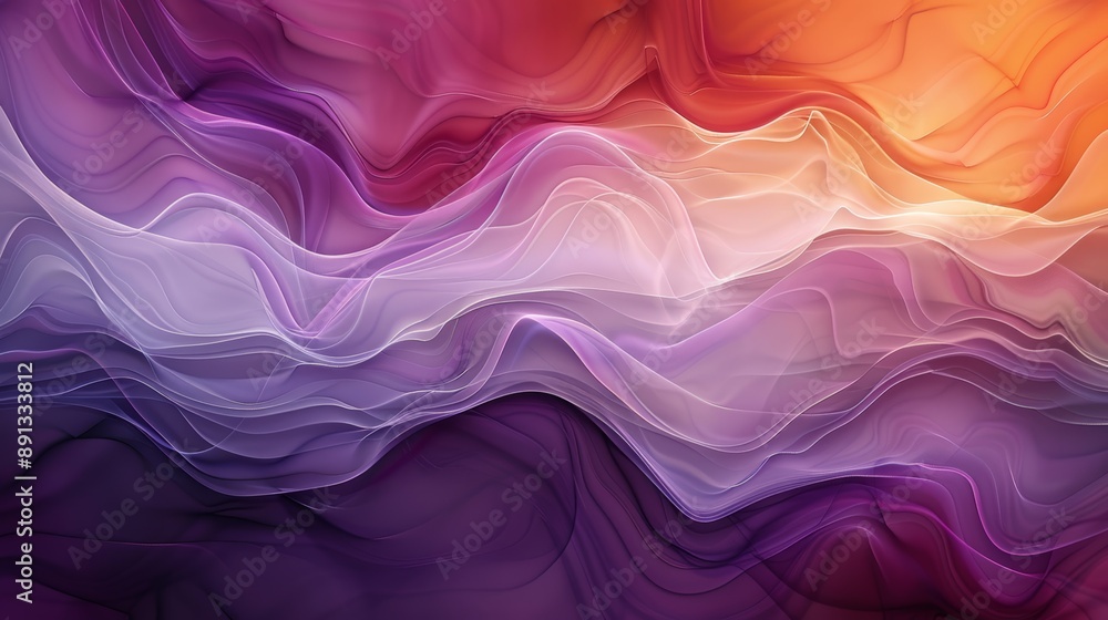 Poster abstract colorful wave pattern background