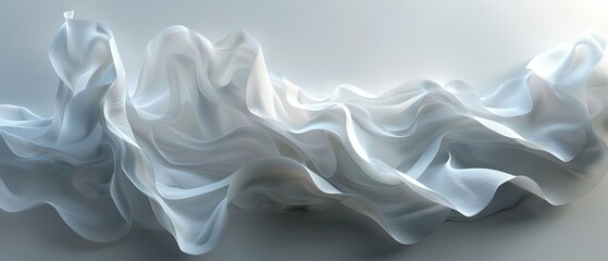 Obraz premium Isolated shapes with varying opacity and shades forming an abstract minimalist composition on a white background