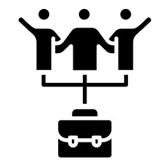 Fototapeta premium Work Harmony icon