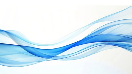 Blue Tech Luminescence: 1080P High Precision Curve Light Effect Background with Simple and Elegant Design, Ideal for Graphic Design and Technology-Themed Presentations