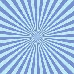 Pop art blue background. Banner vector illustration