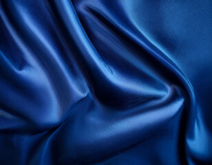 Obraz premium Deep Royal Blue Velvet Texture Background with Subtle Light Reflections