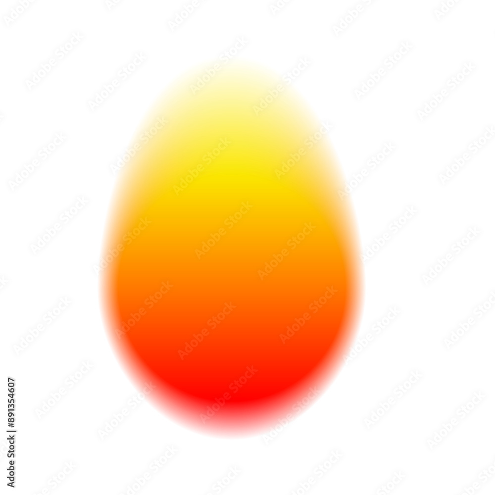 Aufkleber gradient color round shape background. abstract red yellow blur circle with graduation. neon colored