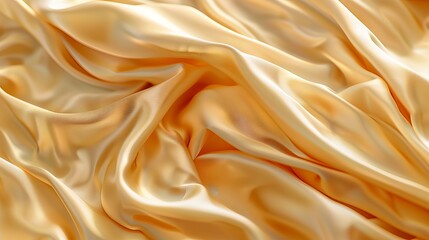 Obraz premium Light pale brown and yellow silk satin with a gradient effect. Dusty gold color. An elegant and luxurious golden background with a premium abstract design.