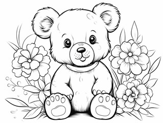 Fototapeta premium children's coloring book.