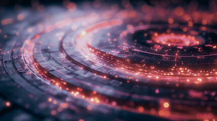 Touchscreen interaction featuring glowing holographic elements, perfect for abstract tech wallpaper and background best-seller.