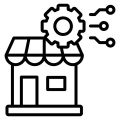 Ai Retail Management  Icon Element For Design