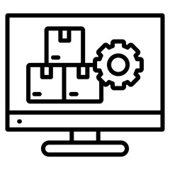 Ai Inventory Management  Icon Element For Design