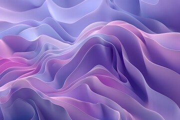 Obraz premium Ethereal Waves of Purple: A Dreamy Abstract Landscape
