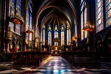 Fototapeta premium interior of cathedral