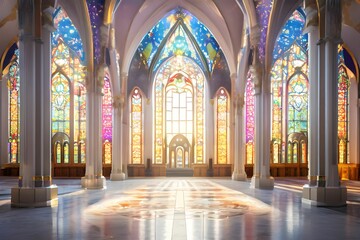 Fototapeta premium interior of the cathedral 
