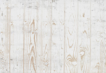 White wooden background, texture of light boards with a natural pattern