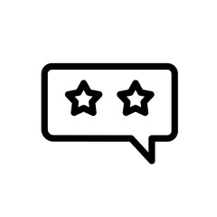 Vector graphics. SEO marketing, analytics, advertising, business icon. Linear icon, feedback button. Linear icons such as feedback, message icon, and thumb up.