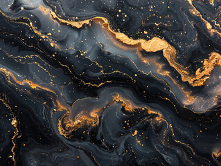 Fototapeta premium Aerial view of the texture of a solidifying lava field, close-up