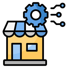 Ai Retail Management  Icon Element For Design