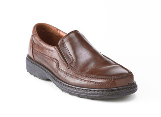 Shoe made in Spain with leather and rubber sole.